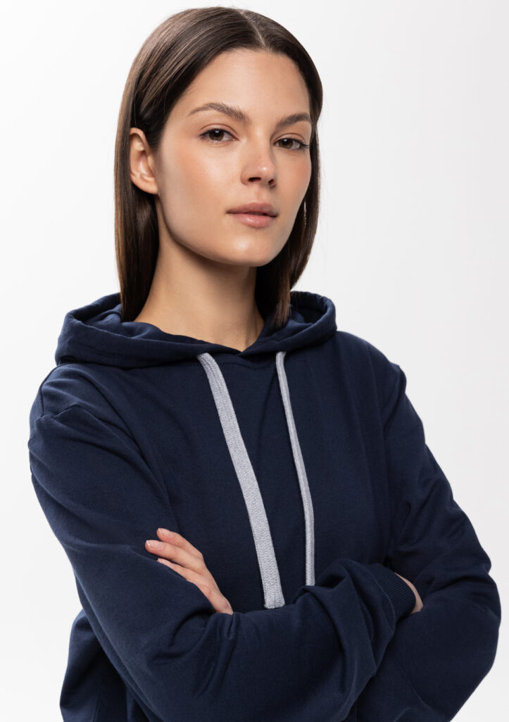 Худи унисекс с именной вышивкой (Темно-синий)